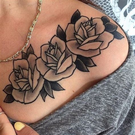 Small female chest tattoo ideas